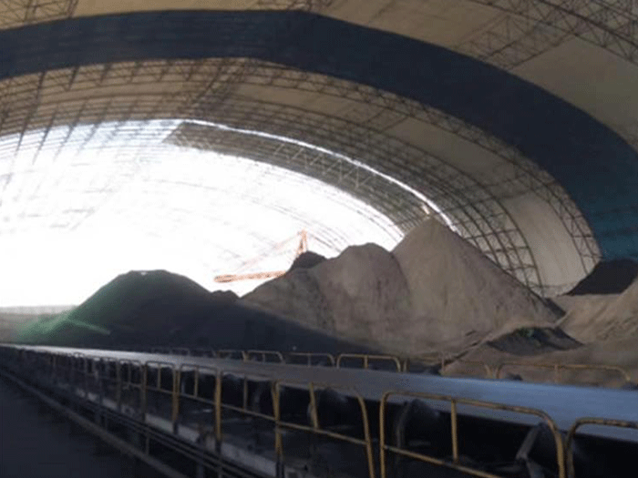 定西煤棚料仓网架